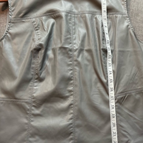 H&M 'Divided' Faux Leather Tank - Size XL - Picture 6 of 8